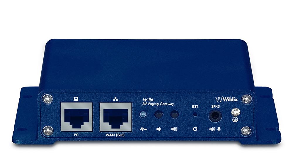 W-PA SIP Paging Gateaway