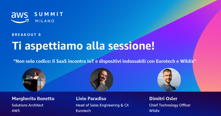 Wildix CTO Dimitri Osler to Speak at AWS Summit Milan 2024