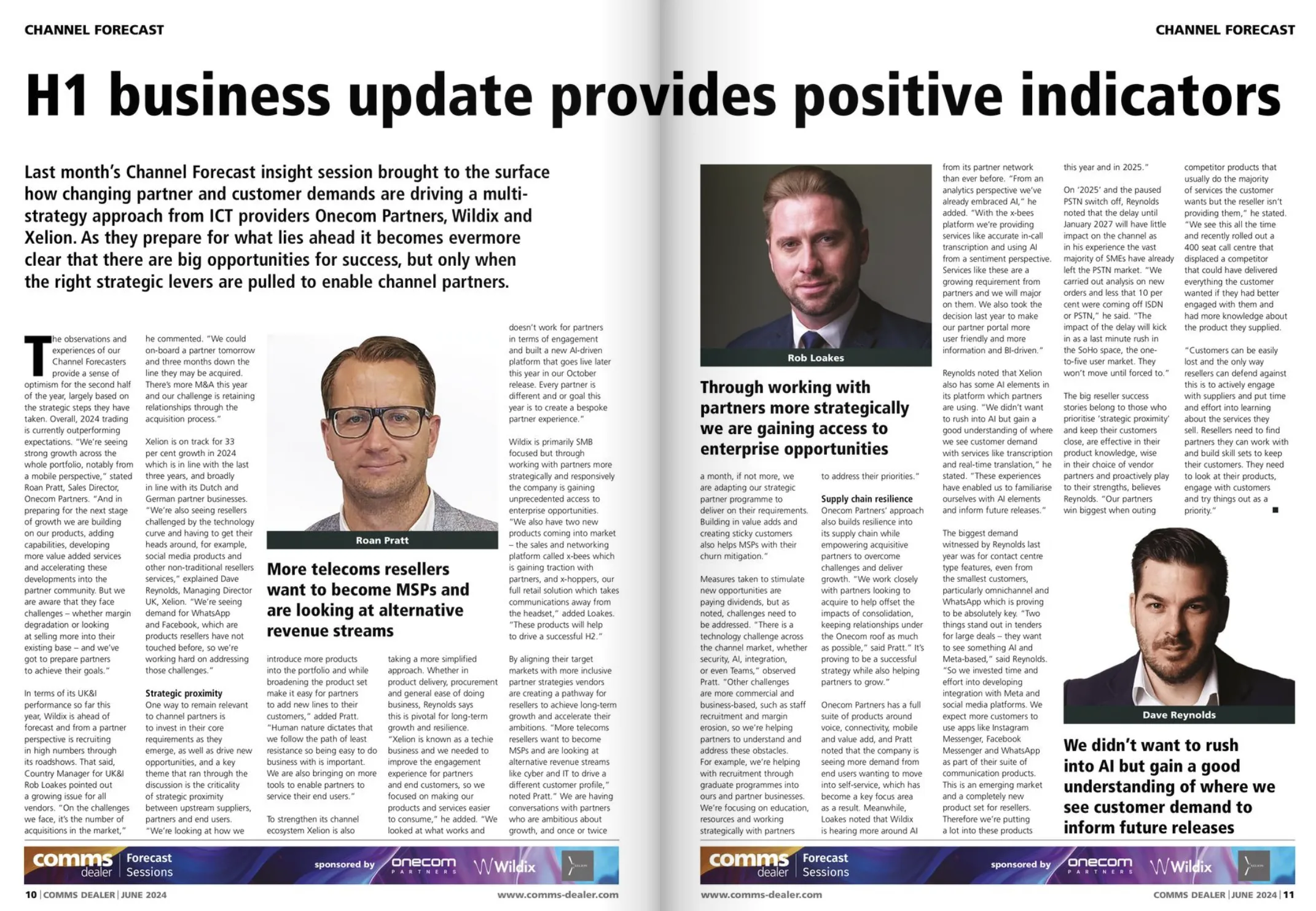 Channel Forecast: H1 business update provides positive indicators