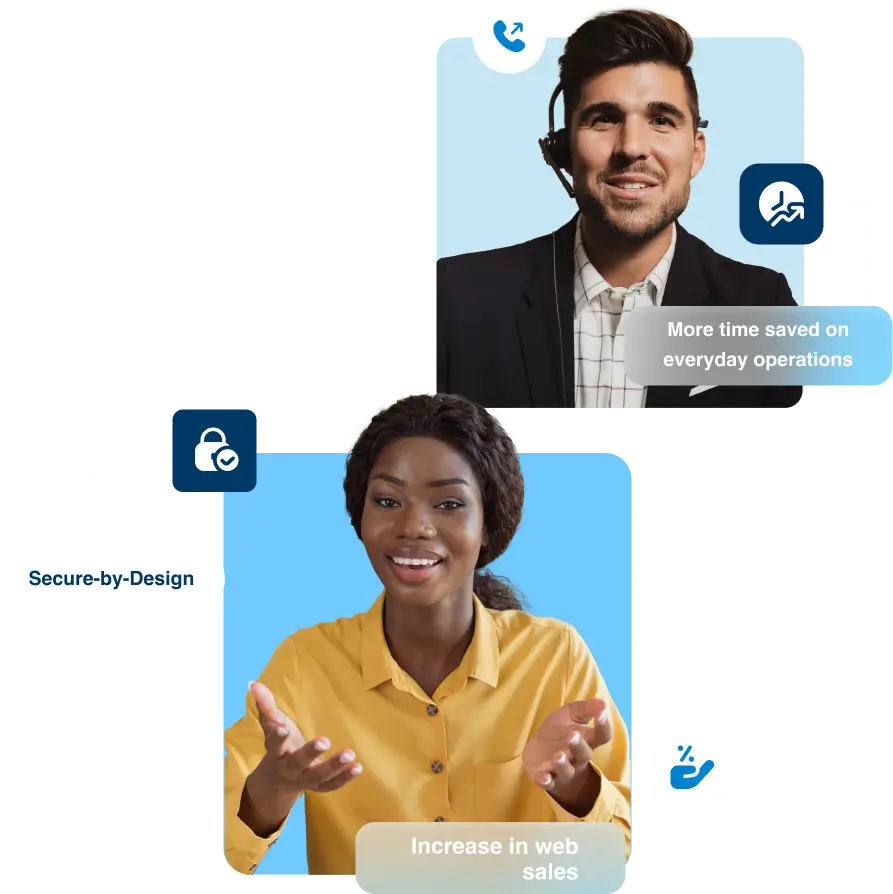 Convierte tu solución de comunicaciones en el núcleo de tus operaciones y haz crecer tu negocio, ahorrando tiempo y manteniendo una seguridad total.