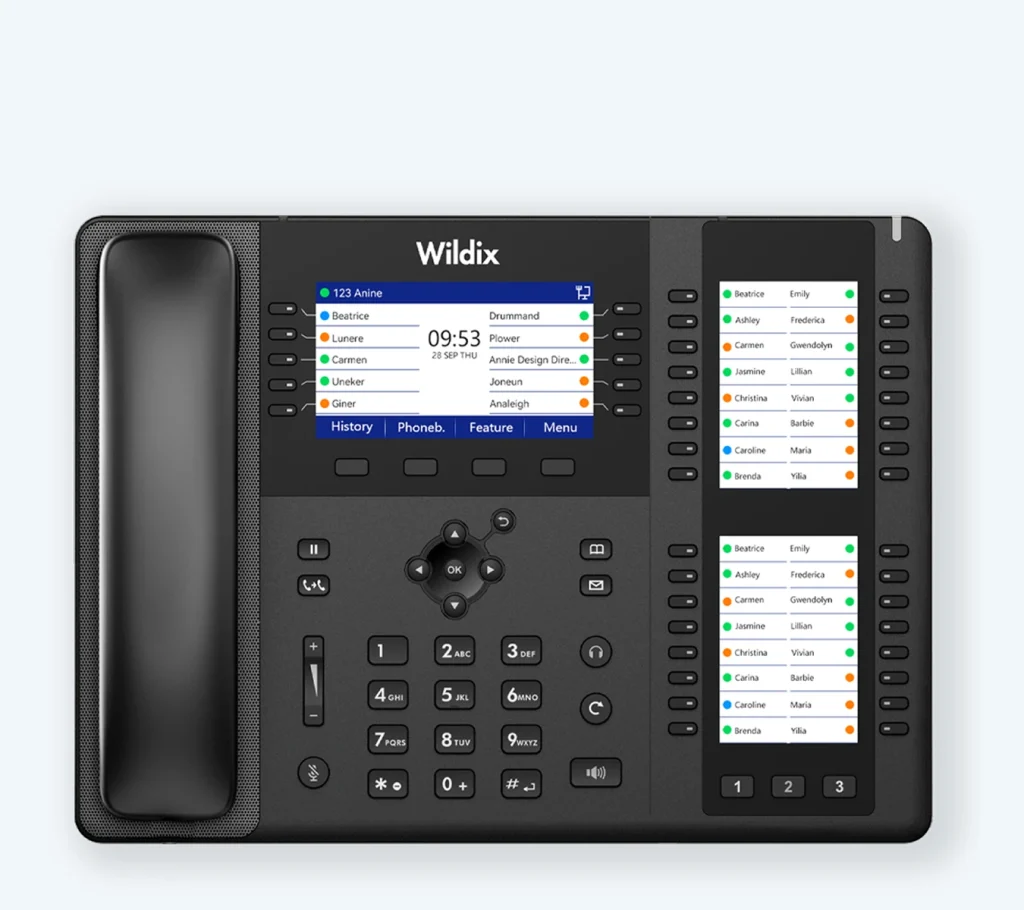 WelcomeConsole 5​ - Wildix Reception desk phone